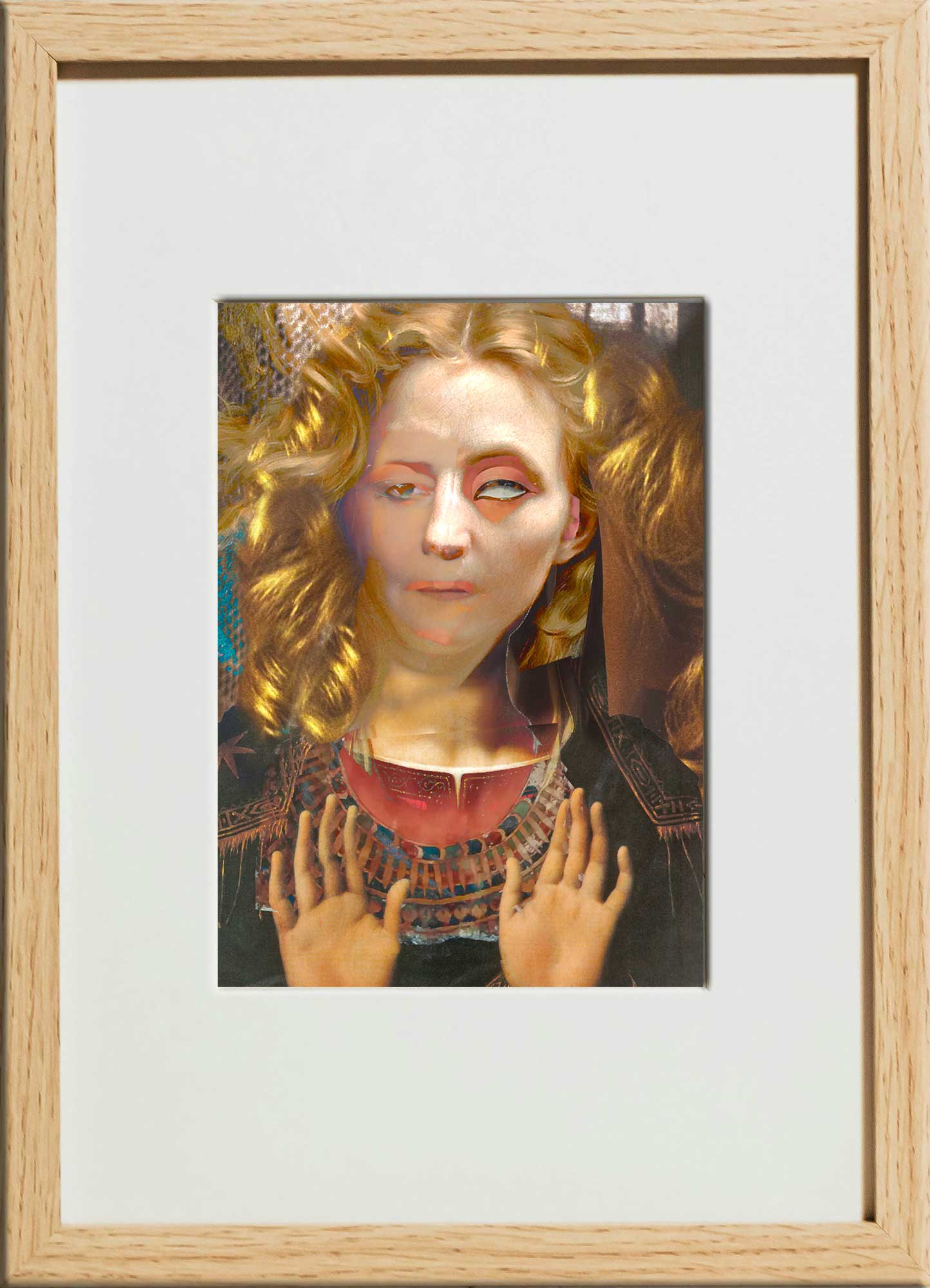 Collage - Portrait - Curiosités - nathalie -saint-oyant