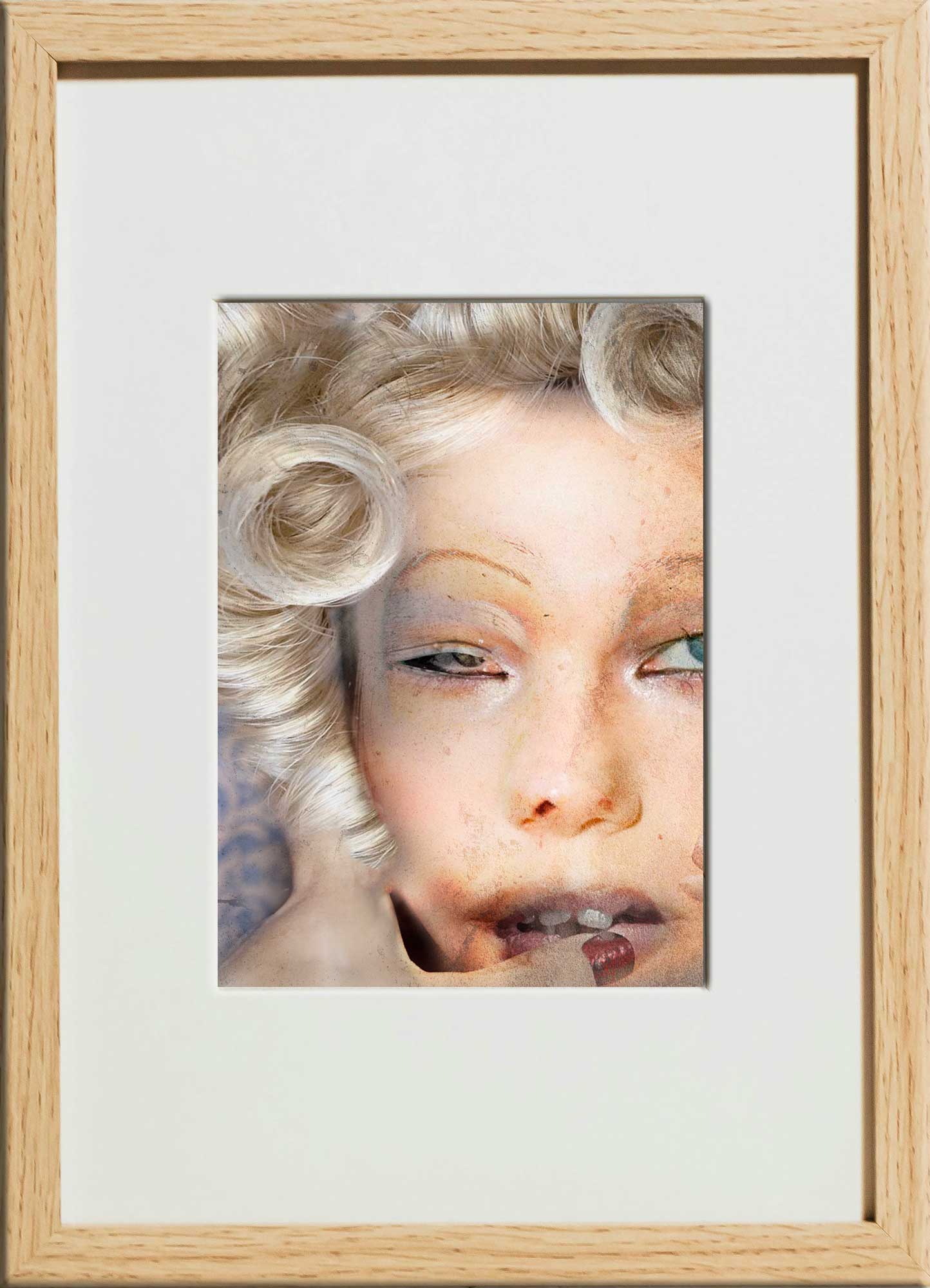 Collage - Portrait - Curiosités - nathalie -saint-oyant