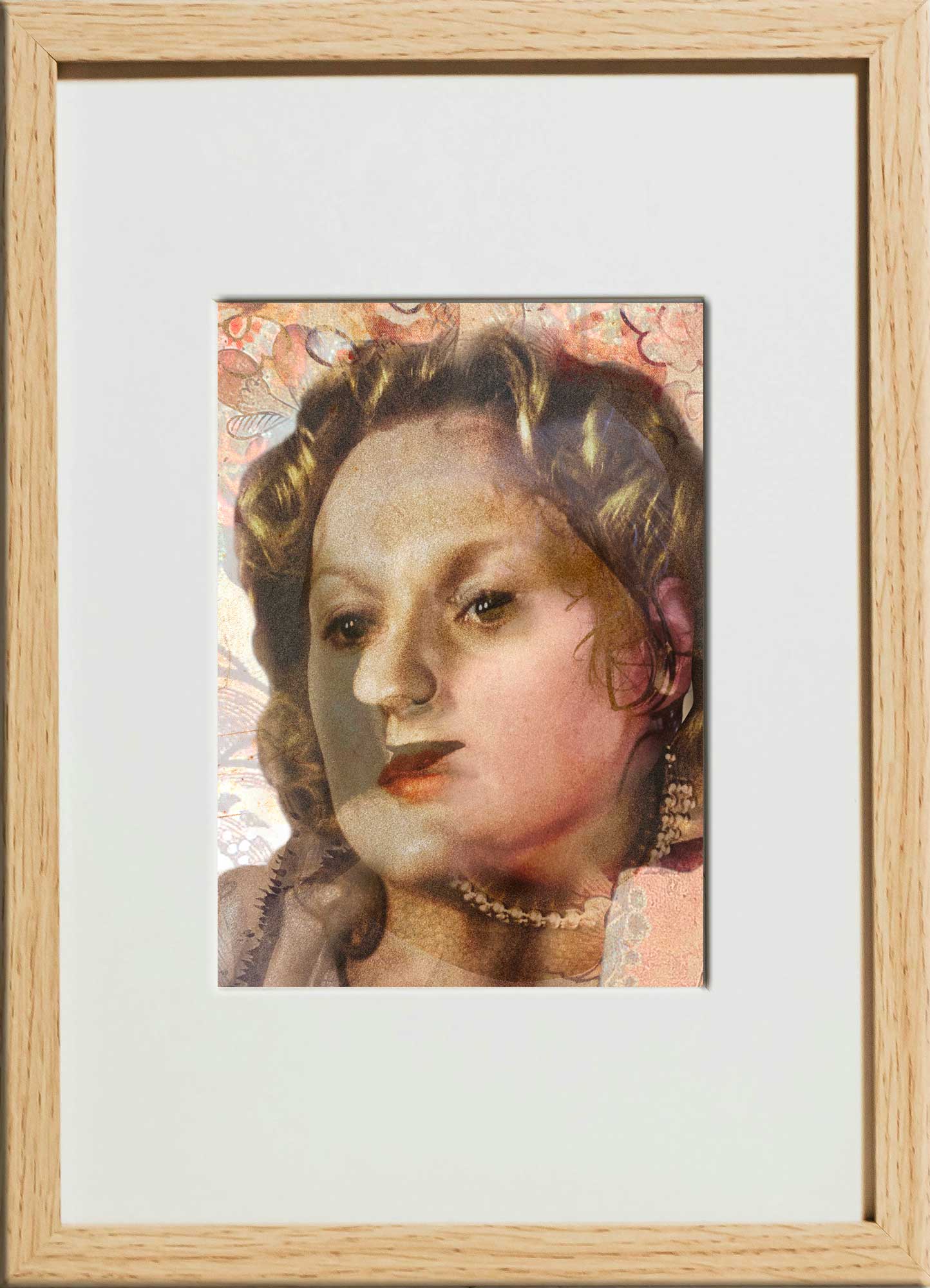 Collage - Portrait - Curiosités - nathalie -saint-oyant