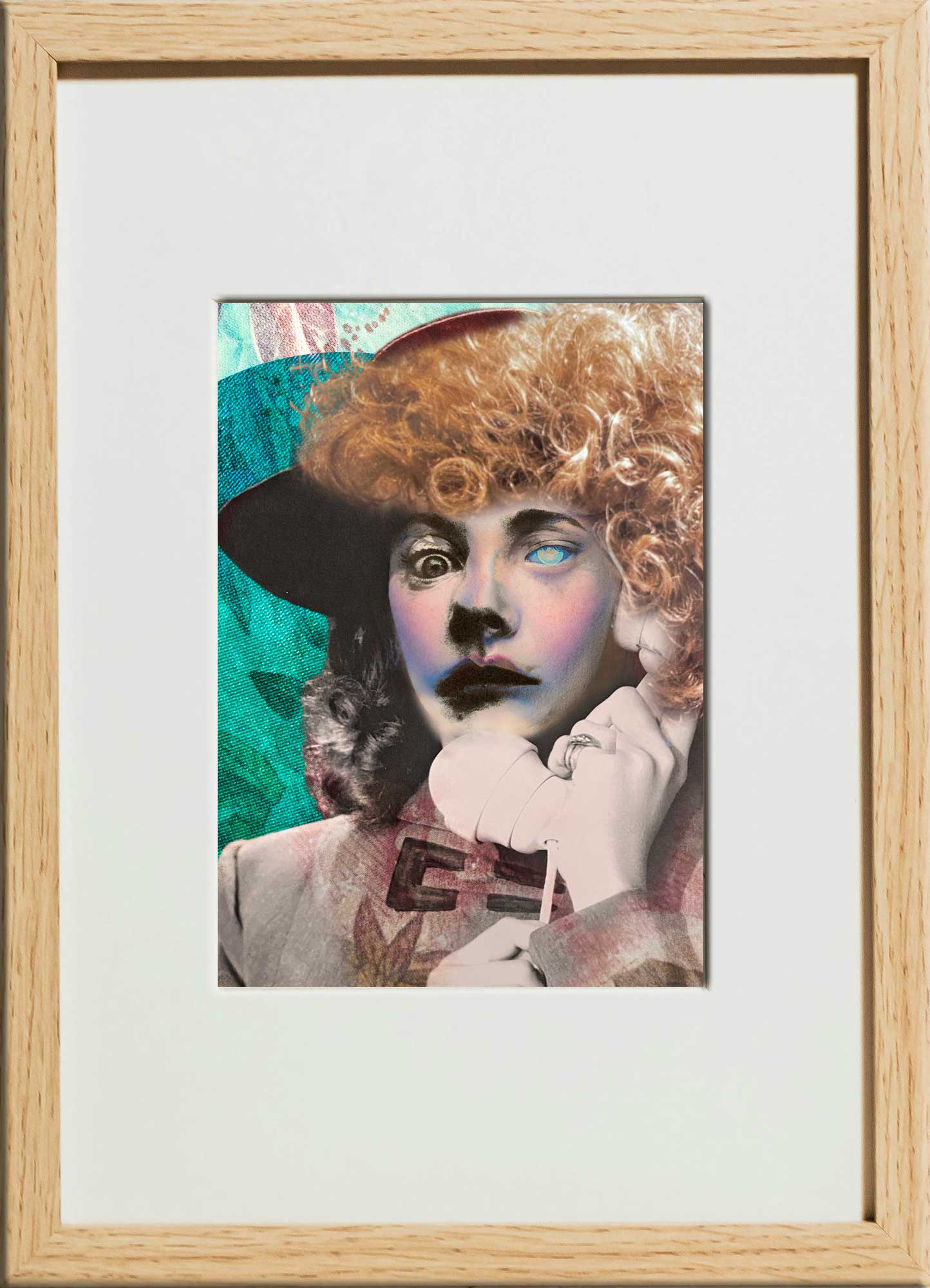 Collage - Portrait - Curiosités - nathalie -saint-oyant