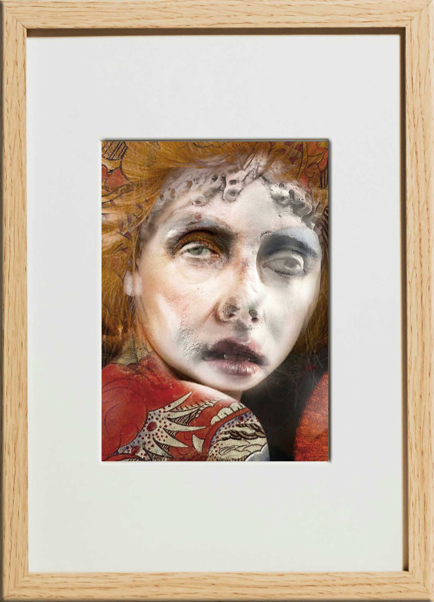 Collage - Portrait - Curiosités - nathalie -saint-oyant