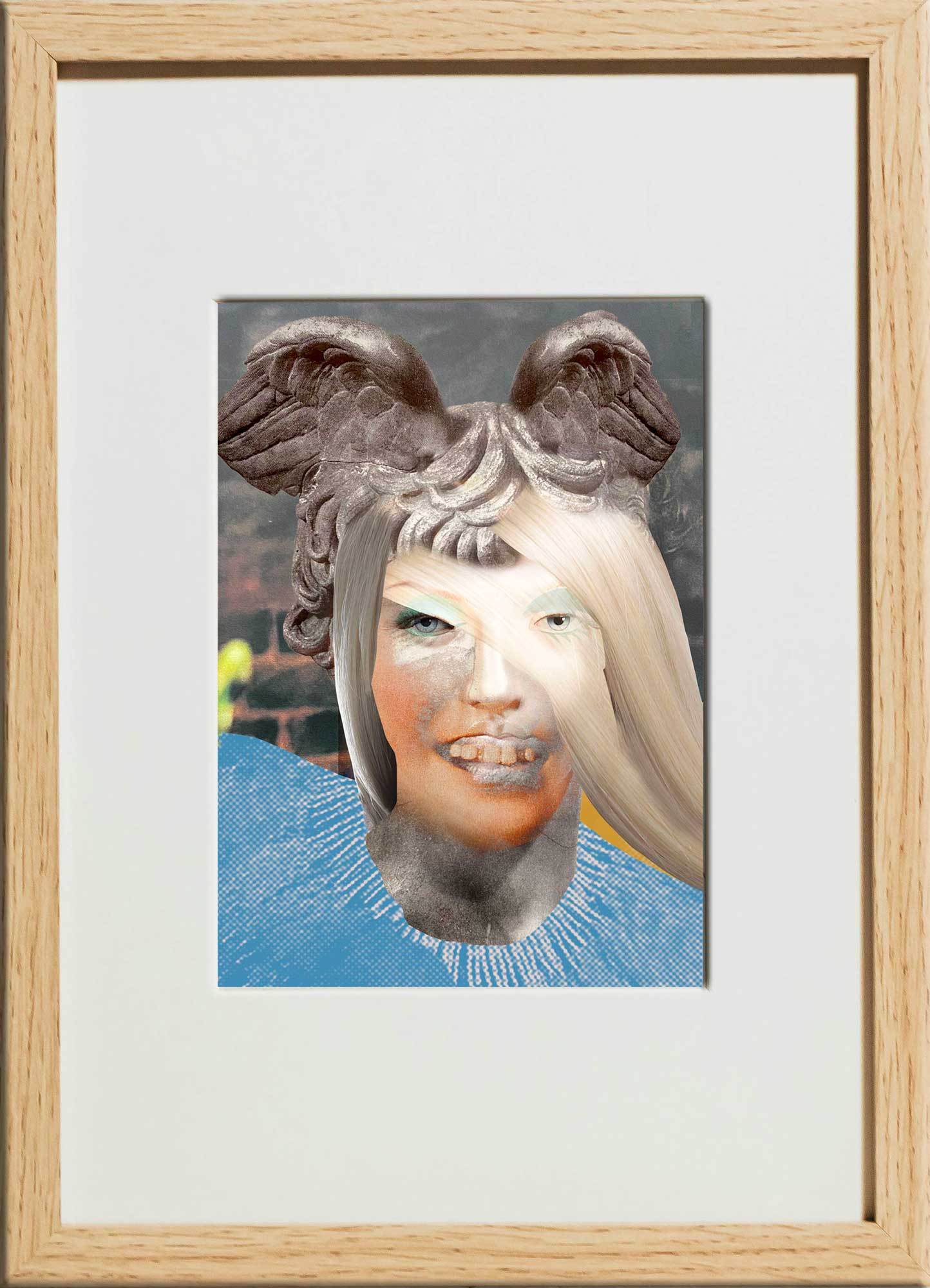 Collage - Portrait - Curiosités - nathalie -saint-oyant