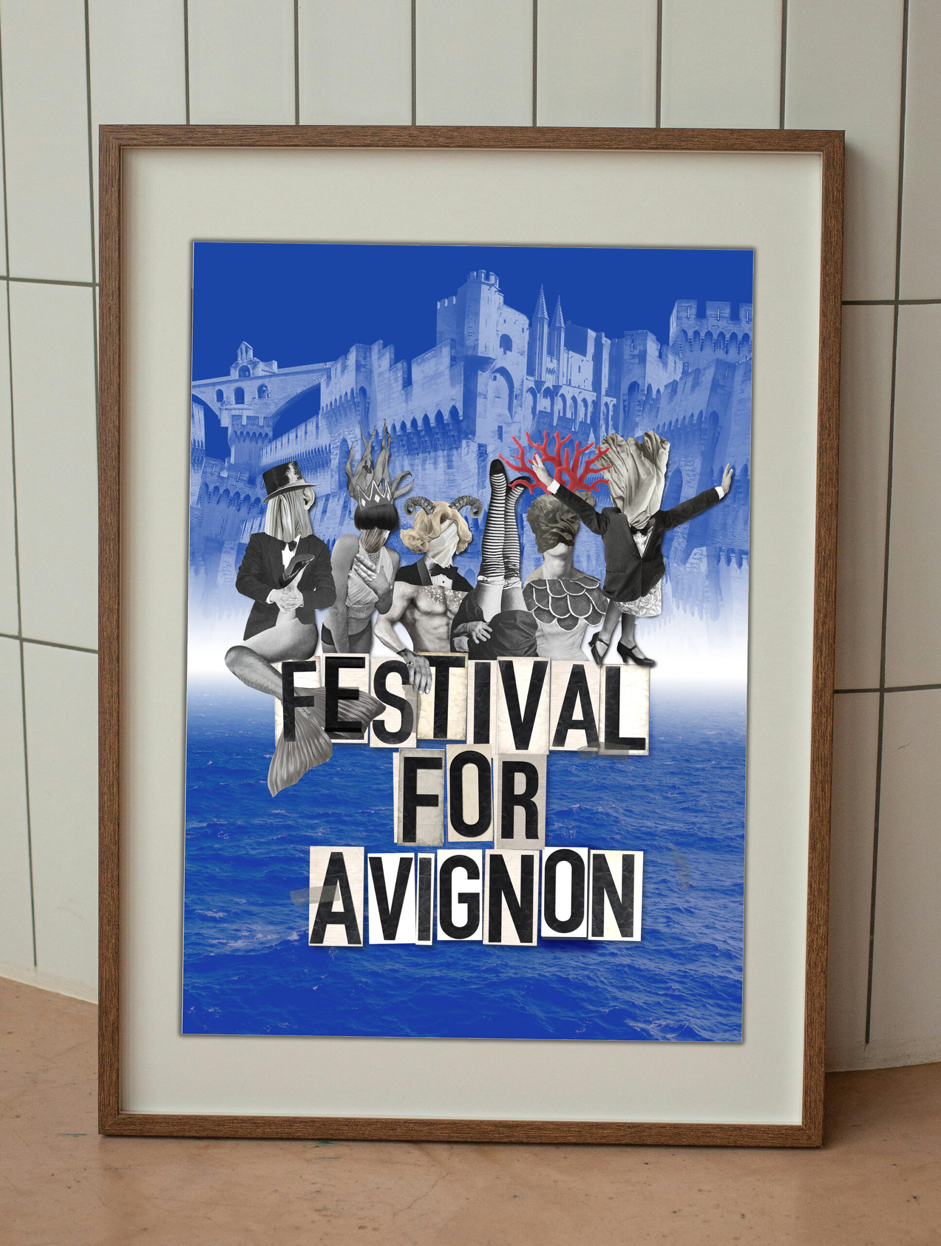 Collage - Affiche - Festival - Avignon