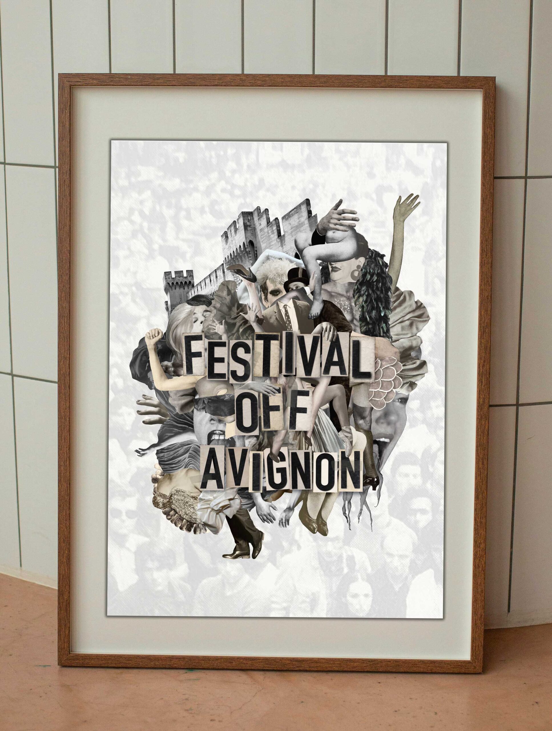 Collage - Affiche - Festival - Avignon