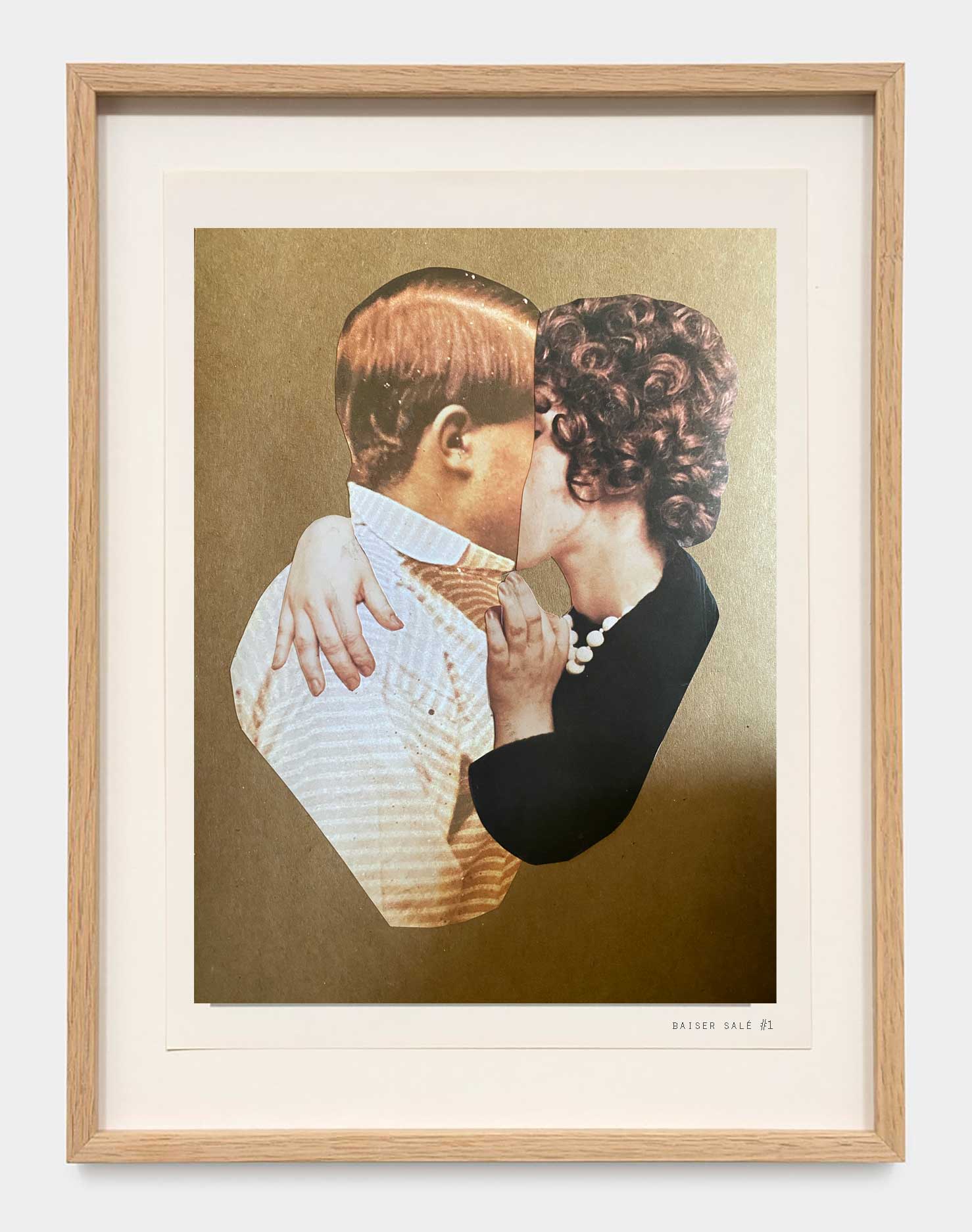 Collage papier sur papier canson - Nathalie Saint-Oyant