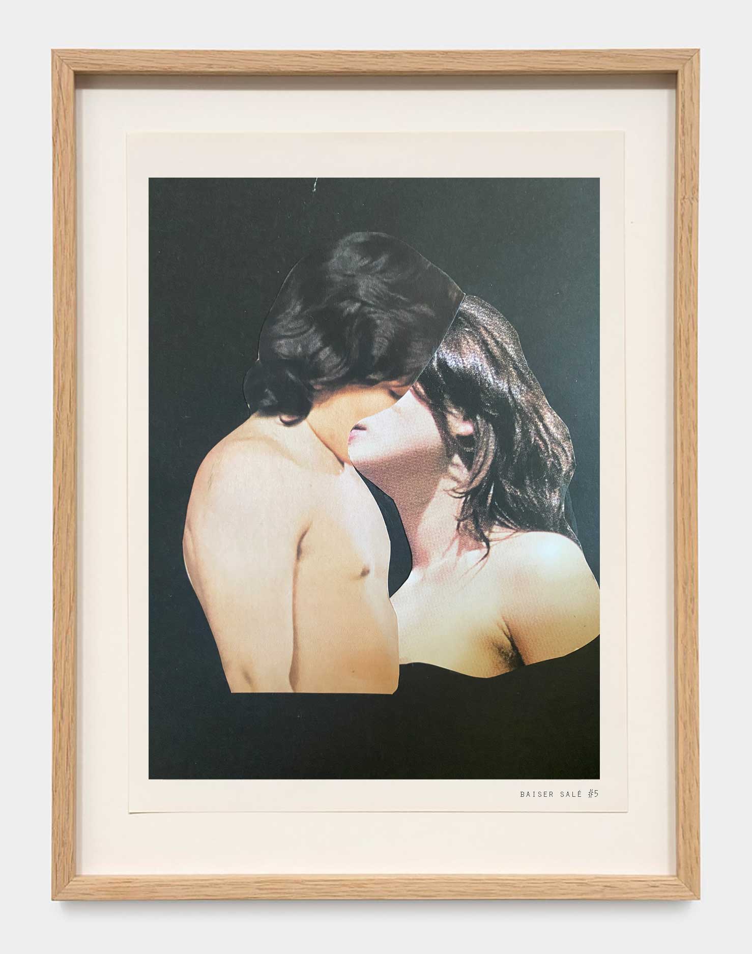 Collage papier sur papier canson - Nathalie Saint-Oyant