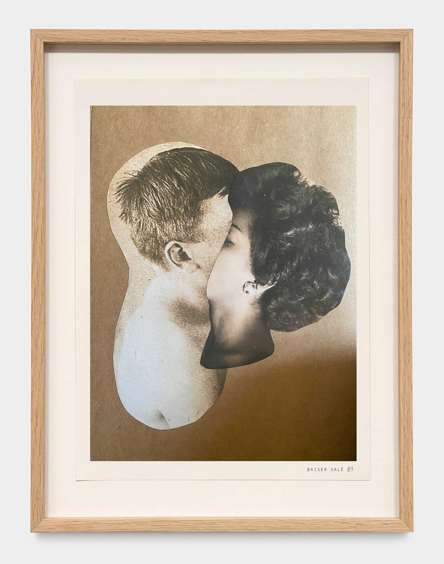 Collage papier sur papier craft - Nathalie Saint-Oyant