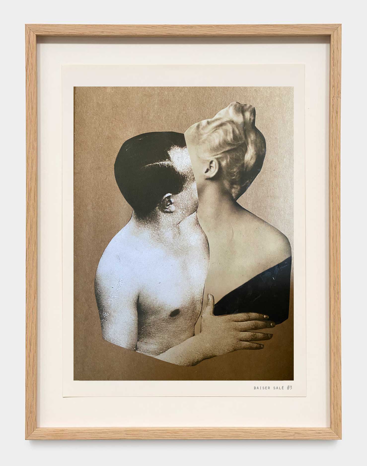 Collage papier sur papier craft - Nathalie Saint-Oyant