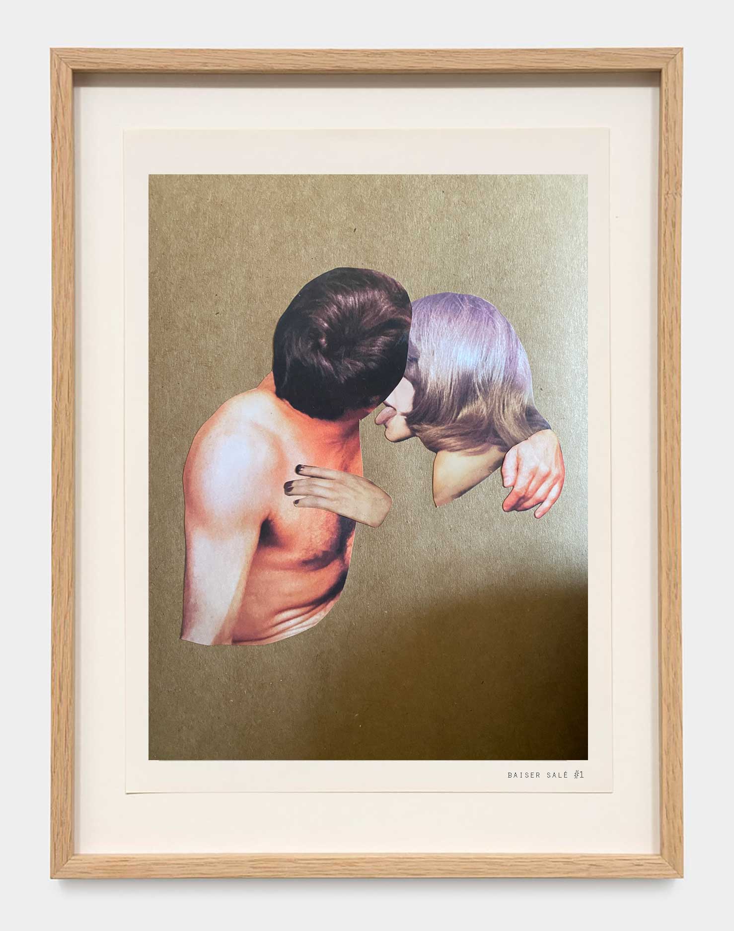 Collage papier sur papier craft - Nathalie Saint-Oyant