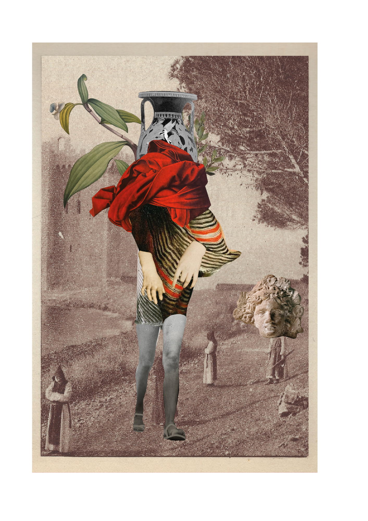 Nathalie Saint-Oyant - collage digital - 2026