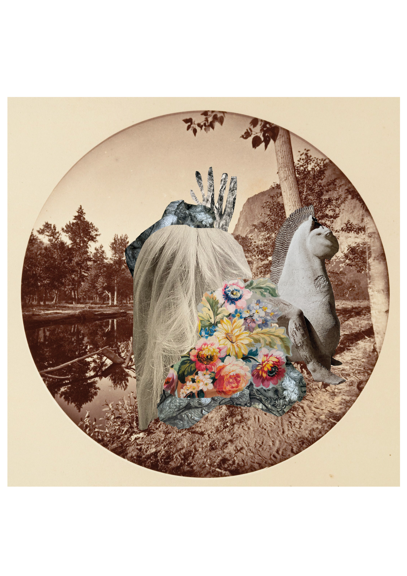 Nathalie Saint-Oyant - collage digital - 2026